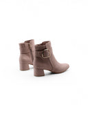 Ankle boot con fibbia da donna