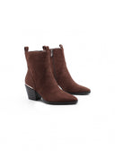 Stivaletto texano marrone da donna