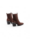 Stivaletto texano marrone da donna