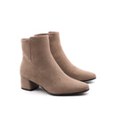 Stivaletto vegan in tessuto da donna