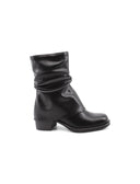 Stivale biker con risvolto da donna
