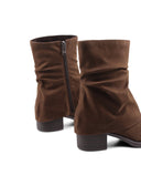 Stivale biker con risvolto da donna