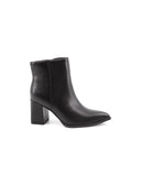 Tronchetto vegan a punta con zip donna