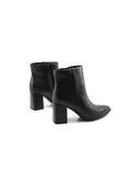 Tronchetto vegan a punta con zip donna
