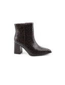 Tronchetto vegan a punta con zip donna