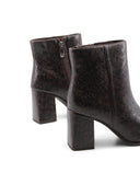Tronchetto vegan a punta con zip donna