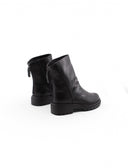 Stivaletto biker nero da donna