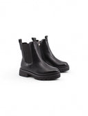 Ankle boot vegan con zip da donna