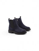 Stivaletto in tessuto con zip da donna