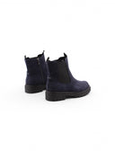 Stivaletto in tessuto con zip da donna