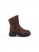 Stivaletto biker con suola chunky donna
