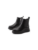 Stivaletto vegan nero con zip da donna