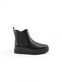 Stivaletto platform con zip da donna