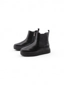Stivaletto platform con zip da donna