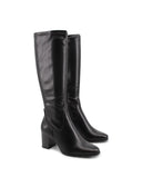 Stivale vegan nero da donna