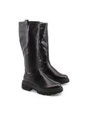 Stivale vegan nero da donna