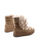 Stivaletto vegan con pelo da donna