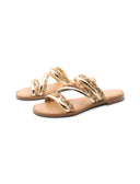 Ciabattina gioiello con strass da donna
