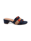 Mules vegan in tessuto da donna