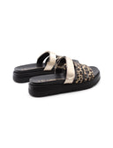 Ciabatta vegan leopardata da donna