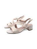 Sandalo in pelle da donna