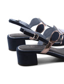 Sandalo vegan scamosciato da donna