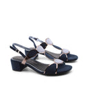 Sandalo vegan scamosciato da donna