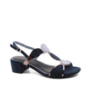 Sandalo vegan scamosciato da donna