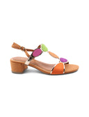 Sandalo vegan scamosciato da donna