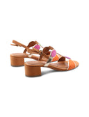 Sandalo vegan scamosciato da donna