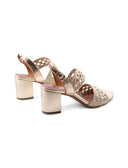 Sandalo elegante con tacco a blocco