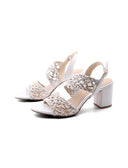 Sandalo elegante con tacco a blocco