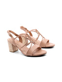 Sandalo vegan con tacco da donna