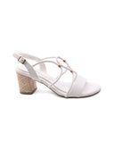 Sandalo vegan con tacco da donna