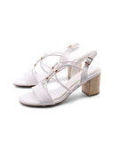 Sandalo vegan con tacco da donna