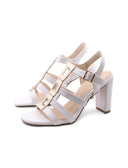 Sandalo vegan con tacco alto da donna