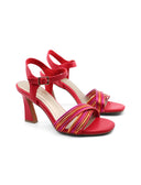 Sandalo vegan metallizzato da donna