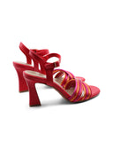 Sandalo vegan metallizzato da donna