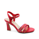 Sandalo vegan metallizzato da donna
