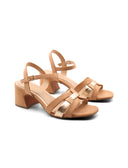 Sandalo elegante con tacco largo donna