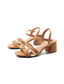 Sandalo elegante con tacco largo donna