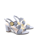 Sandalo vegan con tacco da donna