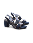 Sandalo vegan con tacco da donna