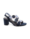 Sandalo vegan con tacco da donna