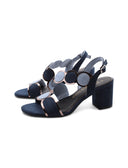 Sandalo vegan con tacco da donna