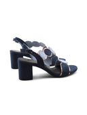 Sandalo vegan con tacco da donna