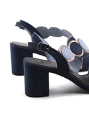Sandalo vegan con tacco da donna