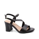Sandalo vegan con tacco da donna