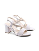 Sandalo vegan con tacco da donna