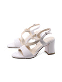 Sandalo vegan con tacco da donna